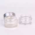 20g Hot sale frosted glass body cream jar eye cream container with screw lid